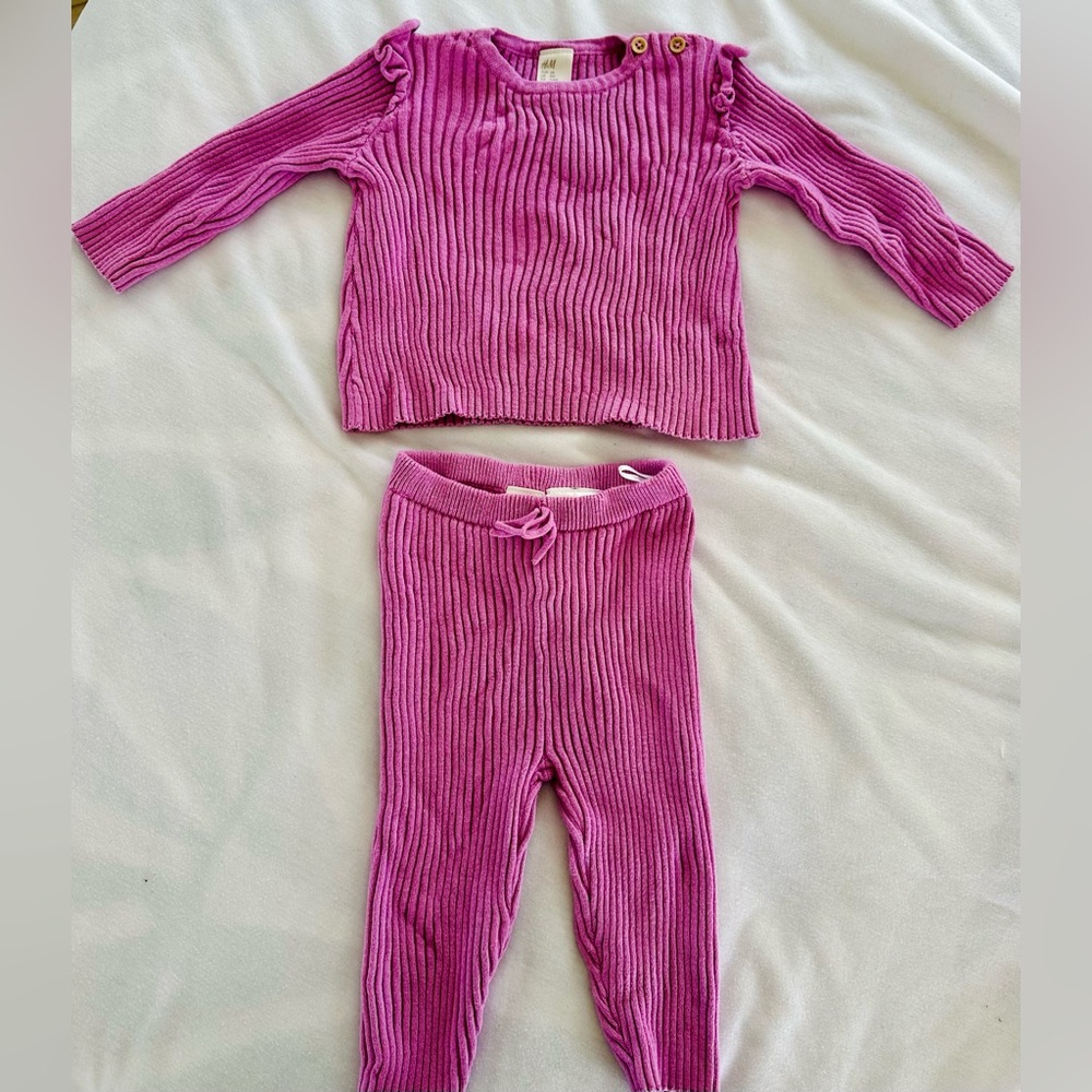 H&M Baby Girl Matching Set